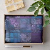 Kleurrijke Patchwork Quilt Art Tissue Papier (Geschenk)