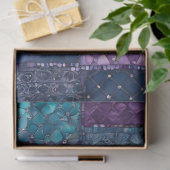 Kleurrijke Patchwork Quilt Art Tissue Papier (Geschenk)