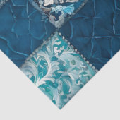 Kleurrijke Patchwork Quilt Art Tissue Papier (Detail)