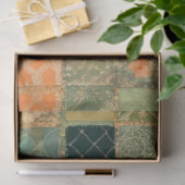 Kleurrijke Patchwork Quilt Art Tissue Papier (Geschenk)