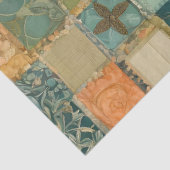 Kleurrijke Patchwork Quilt Art Tissue Papier (Detail)