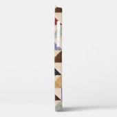 Kleurrijke Patchwork Quilt: Bloemtextuur. Case-Mate iPhone Case (Achterkant / Links)