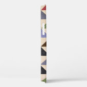 Kleurrijke Patchwork Quilt: Bloemtextuur. Case-Mate iPhone Case (Achterkant / Rechts)