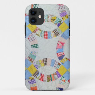 Kleurrijke patchwork quilt iPhone 11 hoesje
