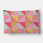 Kleurrijke Patchwork Ritssluiting Zak | Make-up Ta Etui (Achterkant)