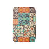 Kleurrijke Patchwork Tegel: Islamitische Majolica Badmat (Voorkant Verticaal)