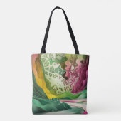 Kleurrijke Path Shopping Errand Canvas tas (Achterkant)