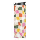 Kleurrijke Patronen: Infuseer Levendigheid en Stij Thermosbeker (Gedraaid links)