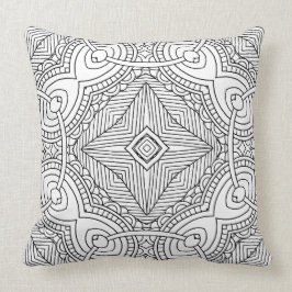 Kleurrijke Patronen Kleur Kunst Worp Kussens Decor