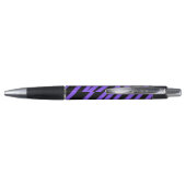 Kleurrijke patroon zwarte inktpen pen (Achterkant)