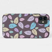 kleurrijke patroonbladeren Case-Mate iPhone case (Achterkant (horizontaal))