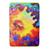 Kleurrijke patroonexplosie badmat (Voorkant Verticaal)