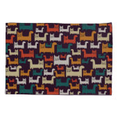 Kleurrijke patroonpatroonkussens kussensloop (Achterkant)