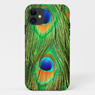 Kleurrijke Pauwveerprint iPhone 11 Hoesje