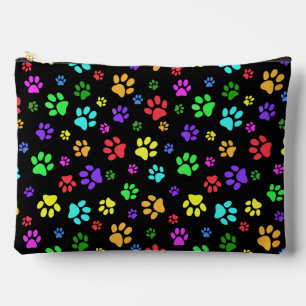 Kleurrijke Paw Prints Design Accessoire Bag Etui