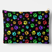 Kleurrijke Paw Prints Design Accessoire Bag Etui (Achterkant)