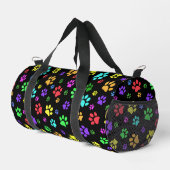 Kleurrijke Paw Prints Design Duffel Bag Plunjezak (Rechterhoek)