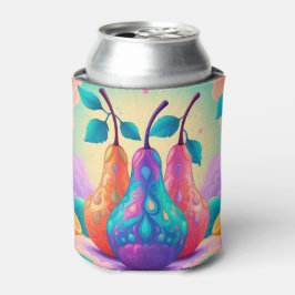 Kleurrijke peer blikjeskoeler