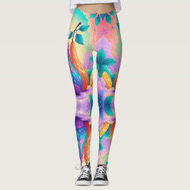 Kleurrijke peer leggings