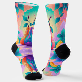 Kleurrijke peer sokken