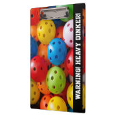 Kleurrijke pekelballen, aangepaste tekst klembord (Links)