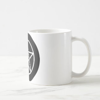 Kleurrijke pentagrammen koffiemok