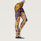 kleurrijke Perzische bloemkunst Leggings (Rechts)