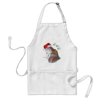 Kleurrijke Perzische Katten Kerstmis Standaard Schort