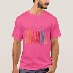 Kleurrijke Pianist Orkest Piano Klassieke Muziek P T-shirt