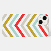 Kleurrijke Pijl Chevron strepen Case-Mate iPhone Case (Achterkant (horizontaal))