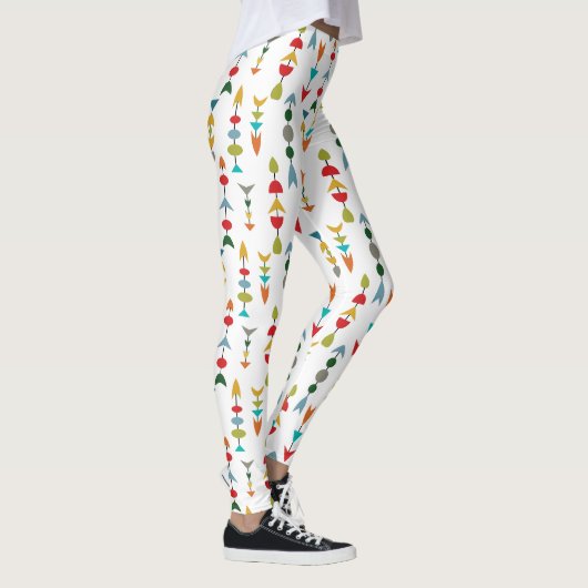 Kleurrijke pijlen leggings (Rechts)