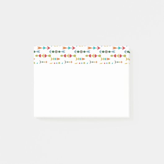 Kleurrijke pijlen post-it® notes (Voorkant)