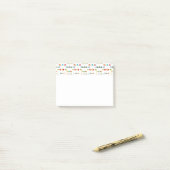 Kleurrijke pijlen post-it® notes (Op bureau)