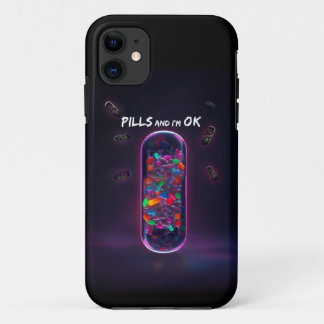 Kleurrijke Pil koele medicatie trendy ontwerp iPhone 11 Hoesje