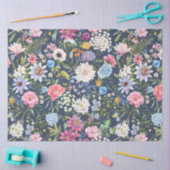 Kleurrijke pioenroos bloemenontkoppeling tissuepapier (Craft)