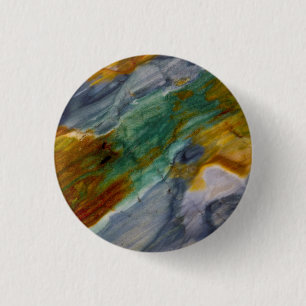 Kleurrijke Piute-jaspis Ronde Button 3,2 Cm