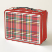 Kleurrijke Plaid Classic gepersonaliseerde Kinder  (Achterkant)