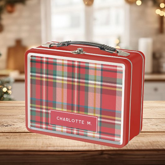 Kleurrijke Plaid Classic gepersonaliseerde Kinder 