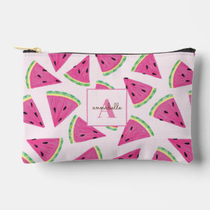 Kleurrijke plakjes watermeloen monogram etui