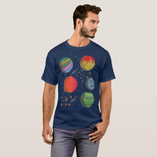 Kleurrijke planten in de buitenruimte t-shirt