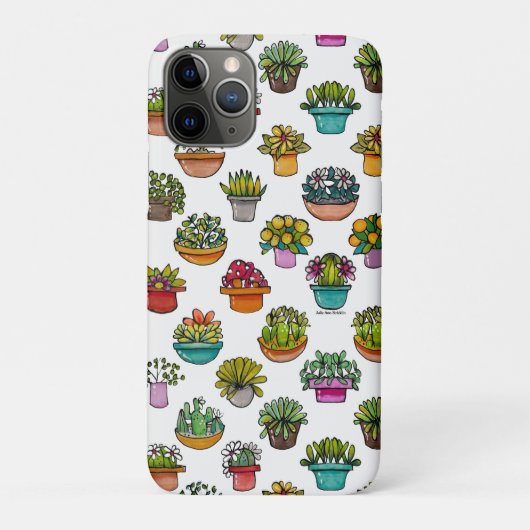Kleurrijke Planten in Potten Case-Mate iPhone Case (Achterkant)