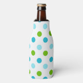 Kleurrijke Polka Dot Bottle Cooler (Fles Voorkant)