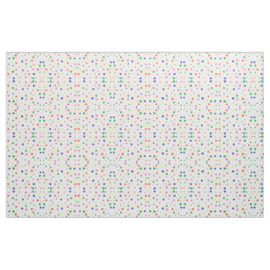 Kleurrijke polka dots geometrische patroon stof