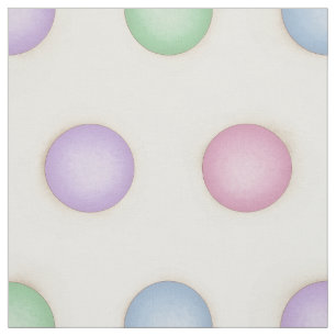 Kleurrijke Polka Dots in Distress Pastels (groot) Stof