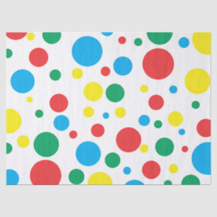 Kleurrijke Polka Dots Tissue Gift Paper Tissuepapier