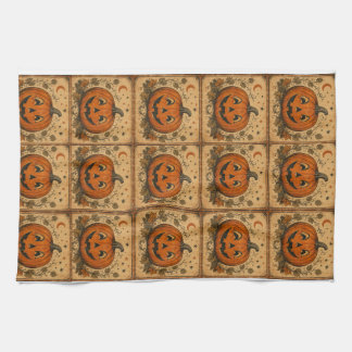 Kleurrijke Pompoen Halloween Tafel Runner Theedoek