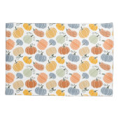 Kleurrijke pompoen pompoen patroon kussensloop (Achterkant)