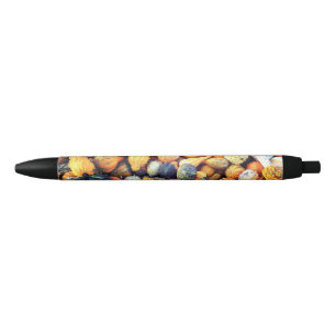 Kleurrijke Pompoenen C Zwarte Inkt Pen