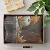 Kleurrijke pompoenen  olieverfschilderij Decoupage Tissuepapier (Geschenk)