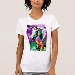 Kleurrijke Pony T-shirt
